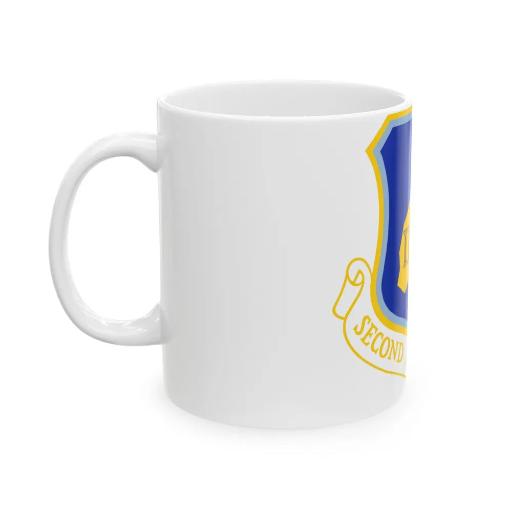 2nd Air Division (U.S. Air Force) White Coffee Mug-Go Mug Yourself