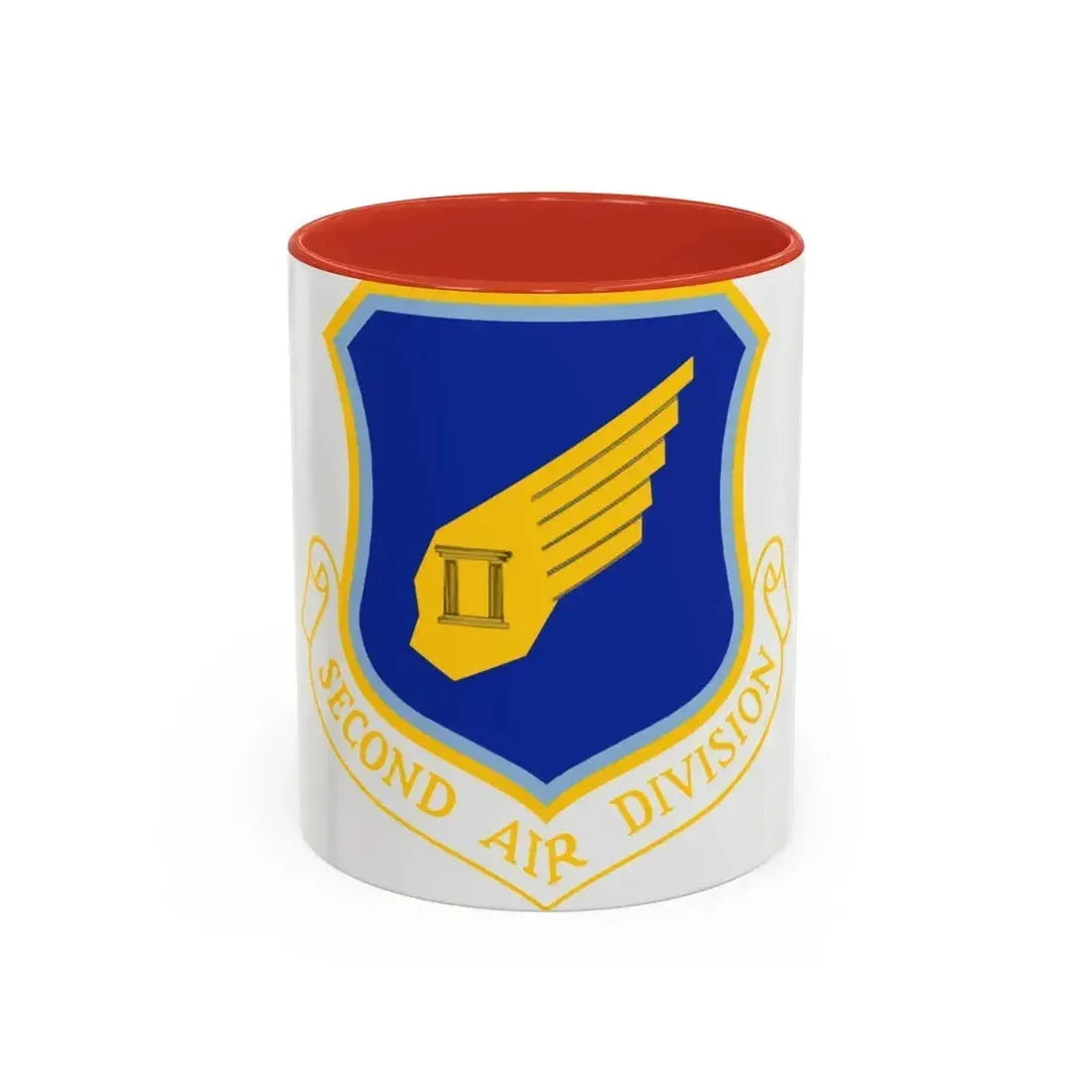 2nd Air Division (U.S. Air Force) Accent Coffee Mug 11oz Red - Go Mug Yourself