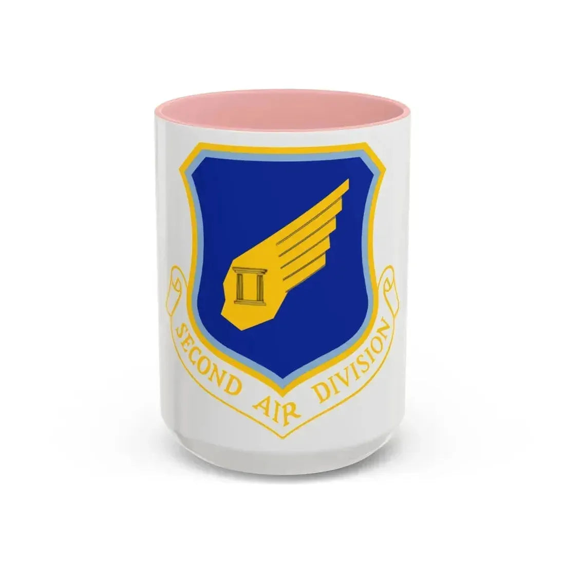2nd Air Division (U.S. Air Force) Accent Coffee Mug 15oz Pink - Go Mug Yourself