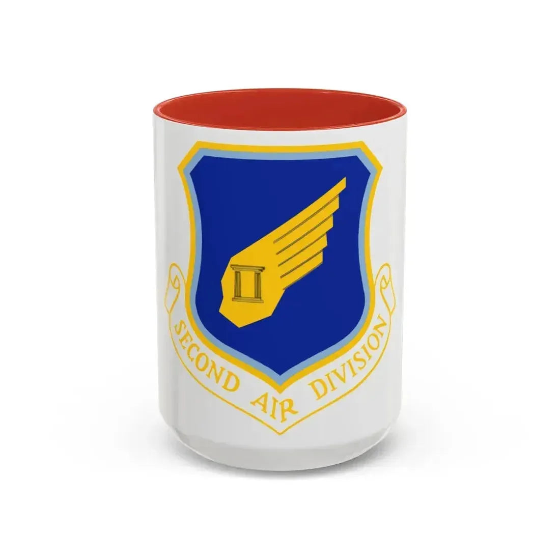 2nd Air Division (U.S. Air Force) Accent Coffee Mug 15oz Red - Go Mug Yourself