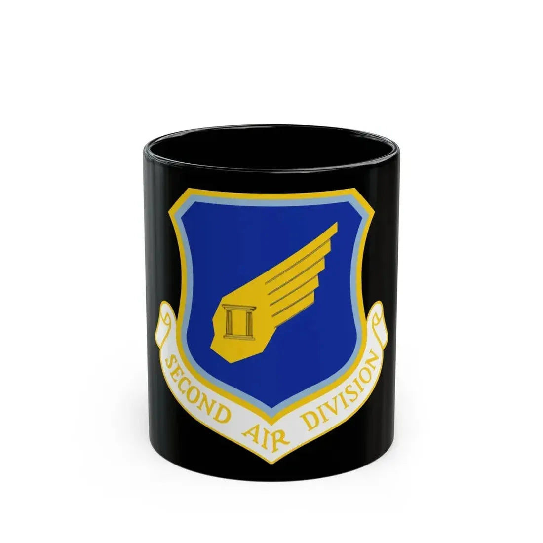2nd Air Division (U.S. Air Force) Black Coffee Mug 11oz - Go Mug Yourself