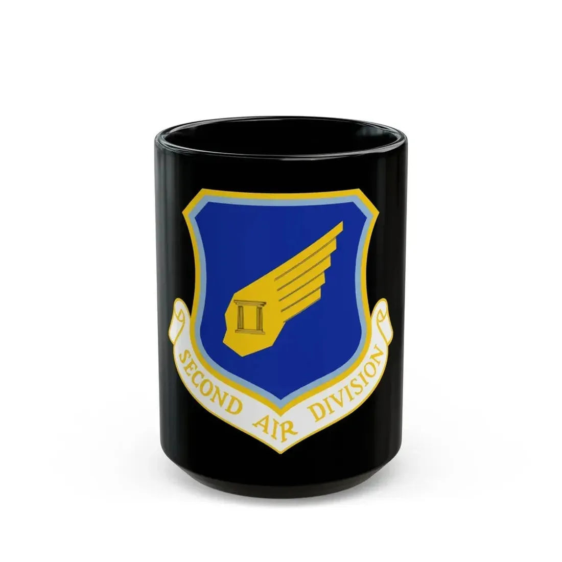 2nd Air Division (U.S. Air Force) Black Coffee Mug 15oz - Go Mug Yourself