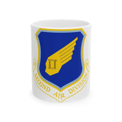 2nd Air Division (U.S. Air Force) White Coffee Mug 11oz - Go Mug Yourself