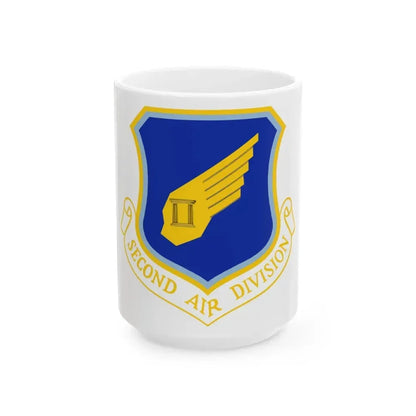 2nd Air Division (U.S. Air Force) White Coffee Mug 15oz - Go Mug Yourself