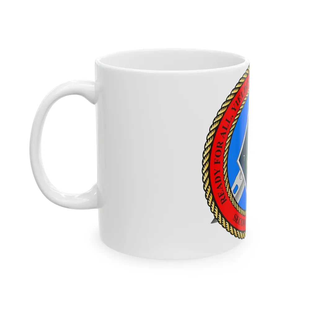 2nd Bat 7th Marines (USMC) White Coffee Mug-Go Mug Yourself