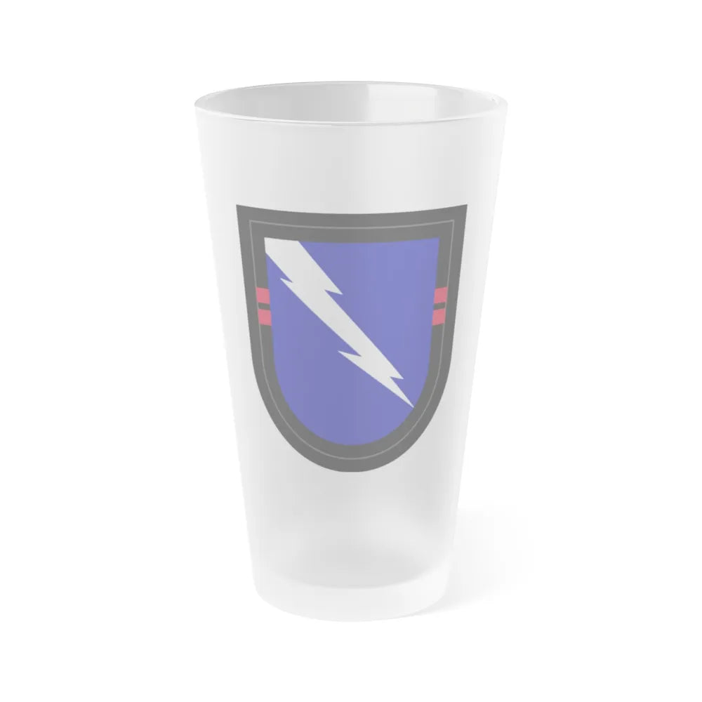 2nd Battalion 134th Infantry Regiment (U.S. Army) Frosted Pint Glass 16oz-Go Mug Yourself