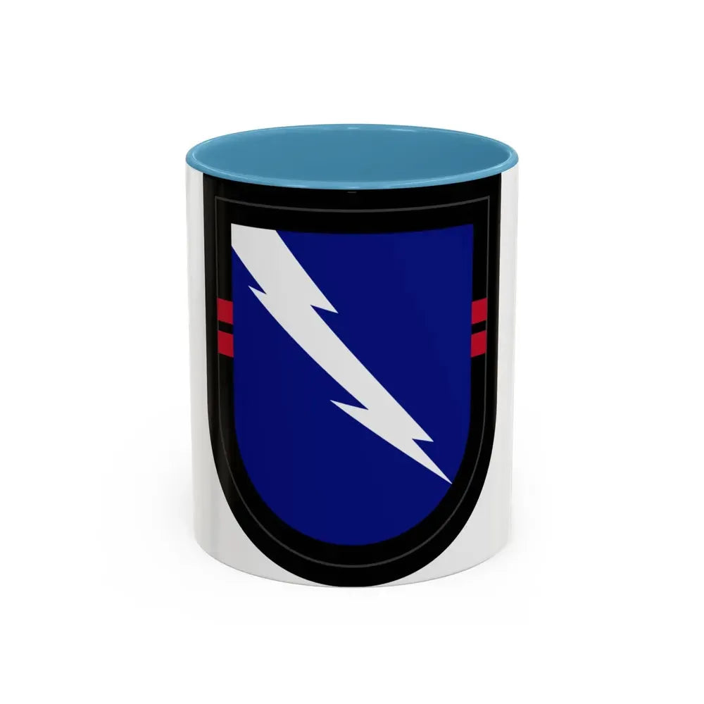 2nd Battalion 134th Infantry Regiment (U.S. Army) Accent Coffee Mug 11oz Light Blue - Go Mug Yourself