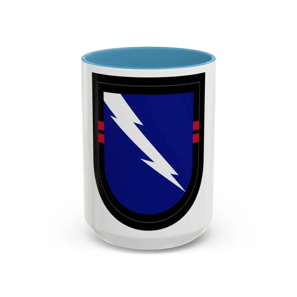 2nd Battalion 134th Infantry Regiment (U.S. Army) Accent Coffee Mug 15oz Light Blue - Go Mug Yourself