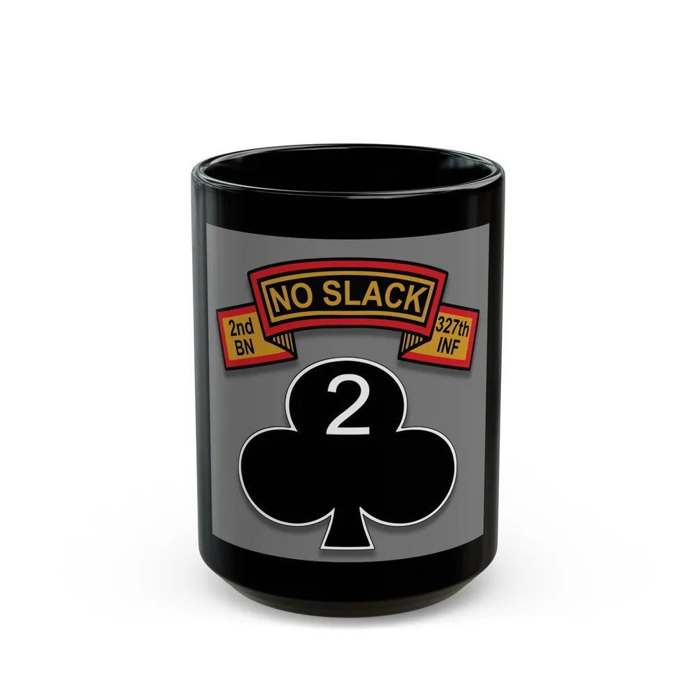 2nd Battalion 327th Infantry Regiment (U.S. Army) Black Coffee Mug-15oz-Go Mug Yourself