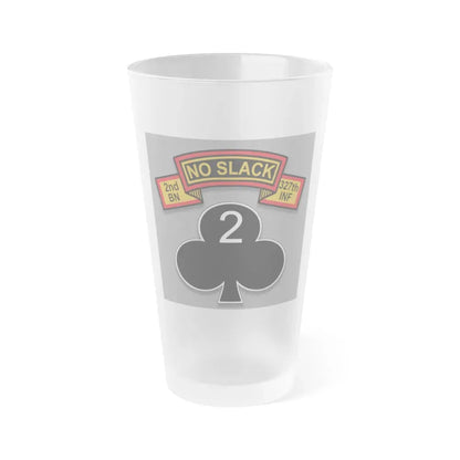 2nd Battalion 327th Infantry Regiment (U.S. Army) Frosted Pint Glass 16oz Default Title - Go Mug Yourself