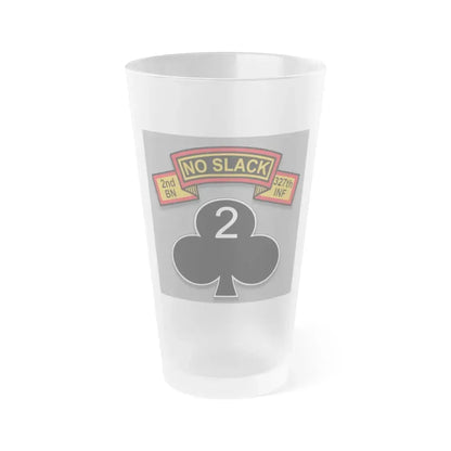 2nd Battalion 327th Infantry Regiment (U.S. Army) Frosted Pint Glass 16oz Default Title - Go Mug Yourself