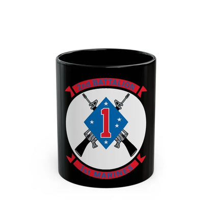 2nd Bn 1st Marines (USMC) Black Coffee Mug - Go Mug Yourself