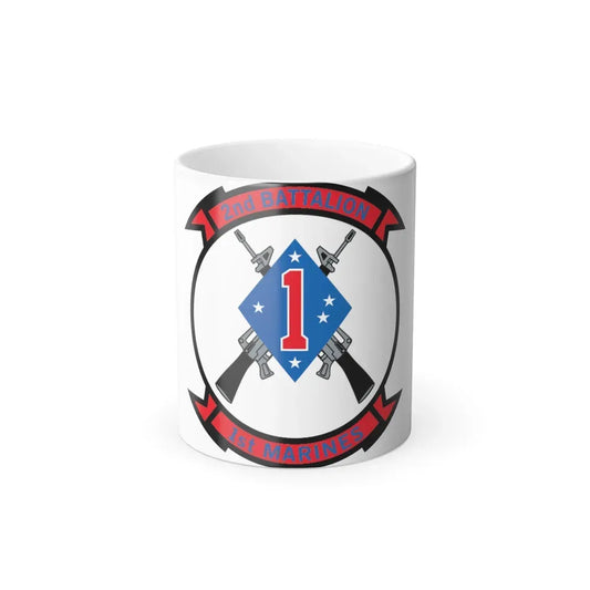 2nd Bn 1st Marines (USMC) Color Changing Coffee Mug 11oz - Go Mug Yourself