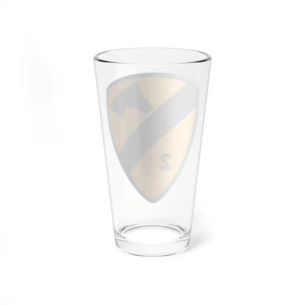 2nd Brigade 1st Cavalry Division (U.S. Army) Pint Glass 16oz-Go Mug Yourself