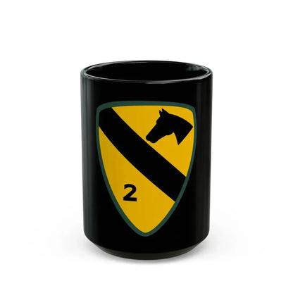 2nd Brigade 1st Cavalry Division (U.S. Army) Black Coffee Mug 15oz - Go Mug Yourself