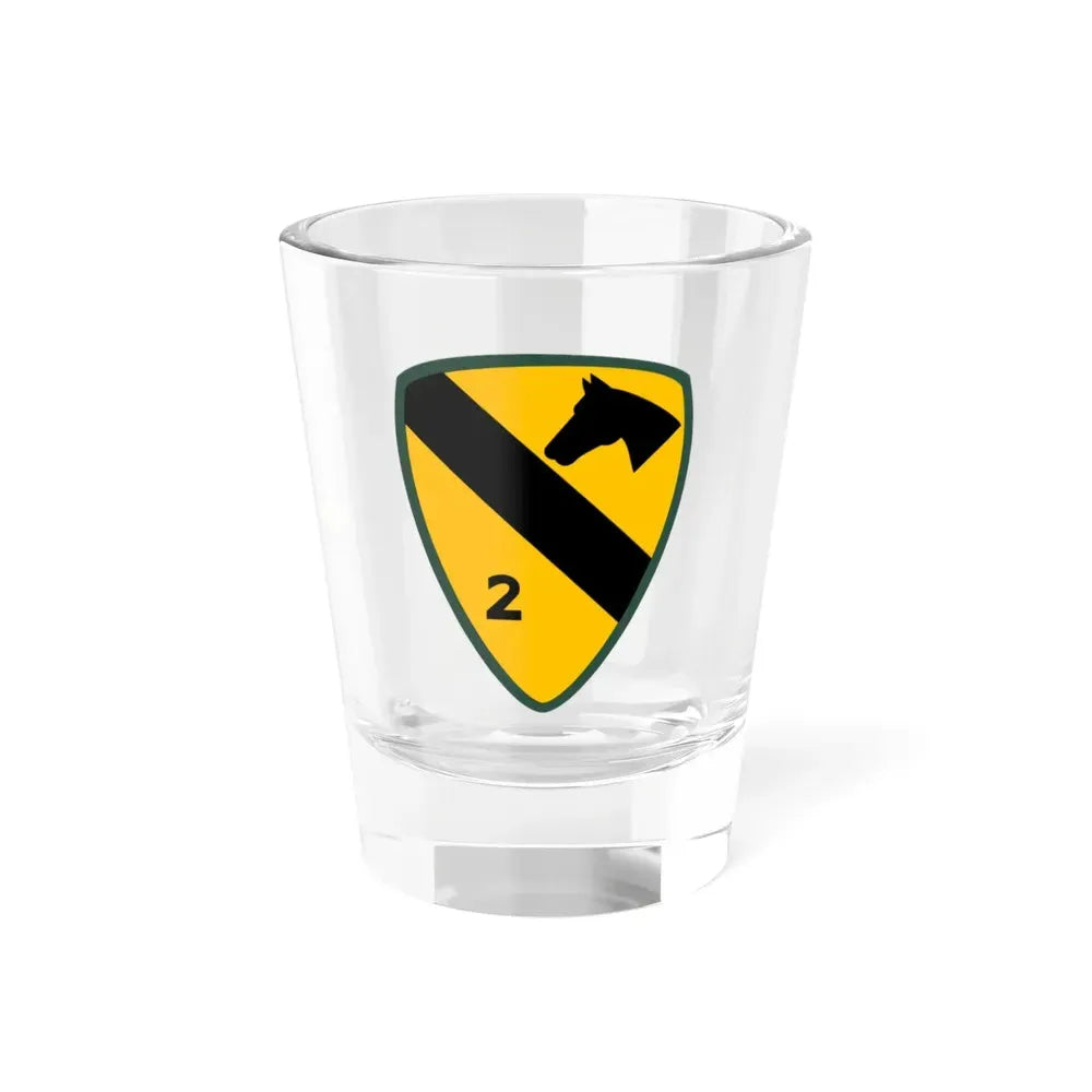 2nd Brigade 1st Cavalry Division (U.S. Army) Shot Glass 1.5oz 1.5oz - Go Mug Yourself