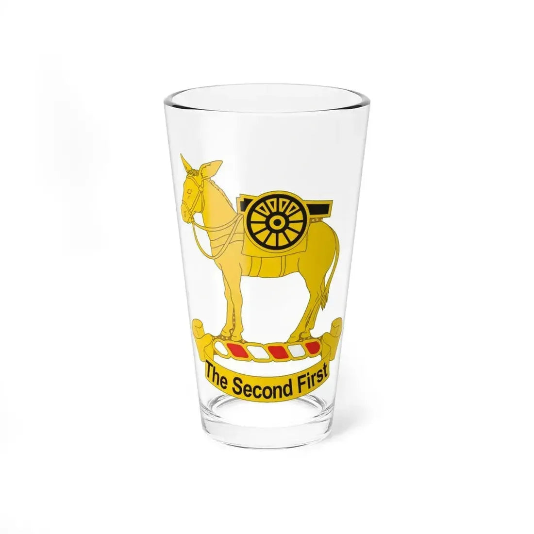 2nd Field Artillery Regiment (U.S. Army) Pint Glass 16oz 16oz - Go Mug Yourself