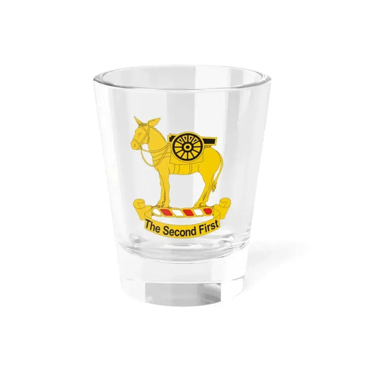 2nd Field Artillery Regiment (U.S. Army) Shot Glass 1.5oz 1.5oz - Go Mug Yourself