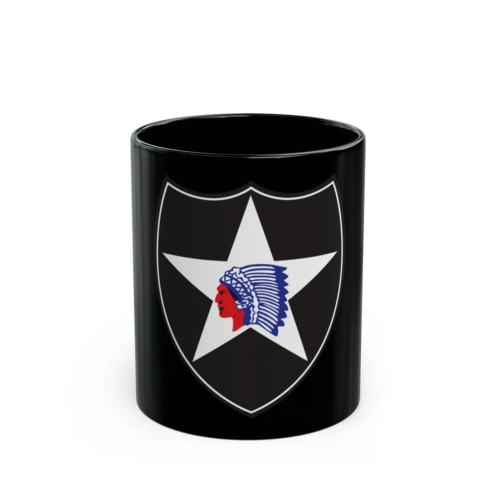 2nd Infantry Division (U.S. Army) Black Coffee Mug-11oz-Go Mug Yourself