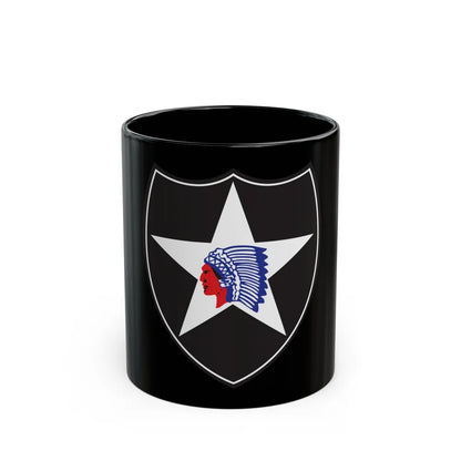 2nd Infantry Division (U.S. Army) Black Coffee Mug-11oz-Go Mug Yourself