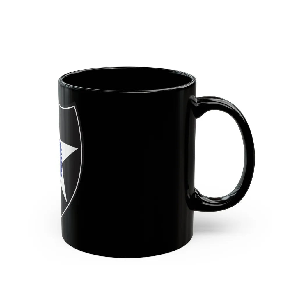 2nd Infantry Division (U.S. Army) Black Coffee Mug-Go Mug Yourself