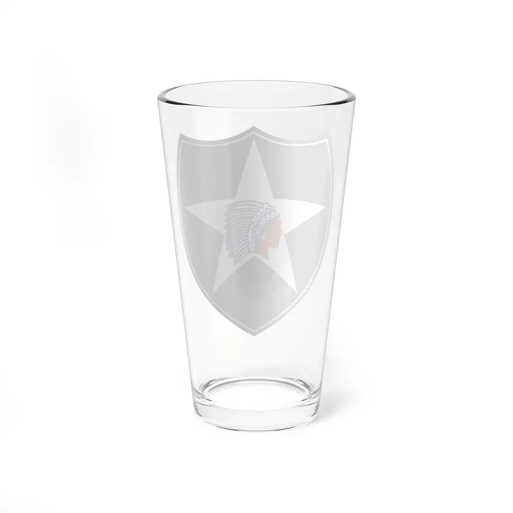 2nd Infantry Division (U.S. Army) Pint Glass 16oz-Go Mug Yourself