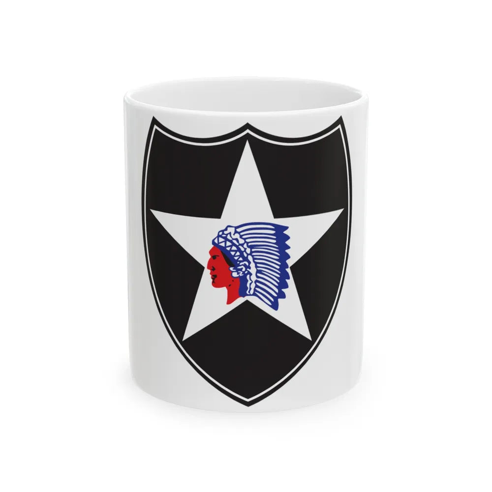 2nd Infantry Division (U.S. Army) White Coffee Mug-11oz-Go Mug Yourself