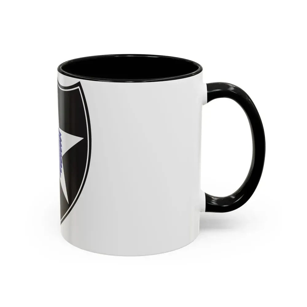 2nd Infantry Division (U.S. Army) Accent Coffee Mug - Go Mug Yourself