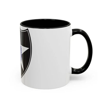 2nd Infantry Division (U.S. Army) Accent Coffee Mug - Go Mug Yourself