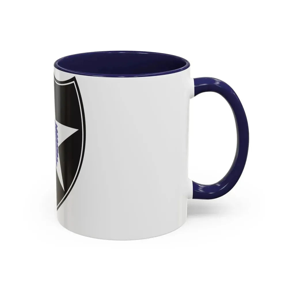 2nd Infantry Division (U.S. Army) Accent Coffee Mug - Go Mug Yourself