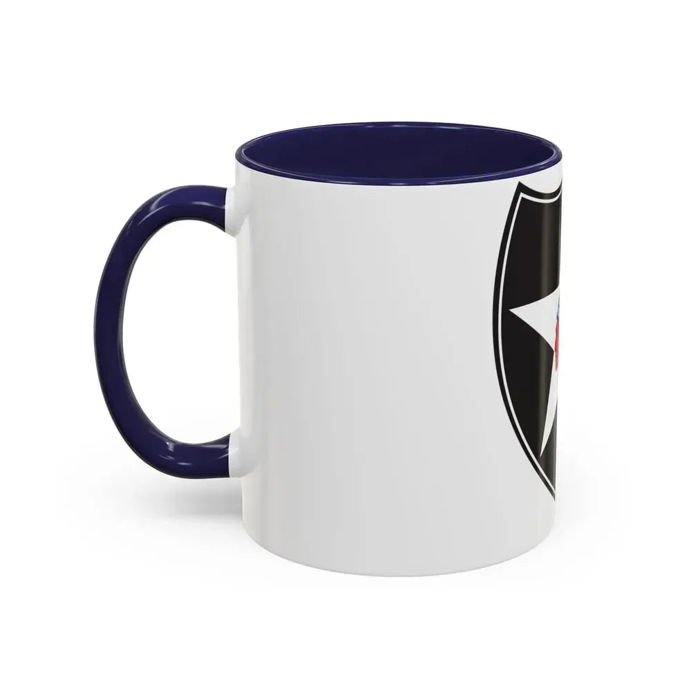 2nd Infantry Division (U.S. Army) Accent Coffee Mug - Go Mug Yourself