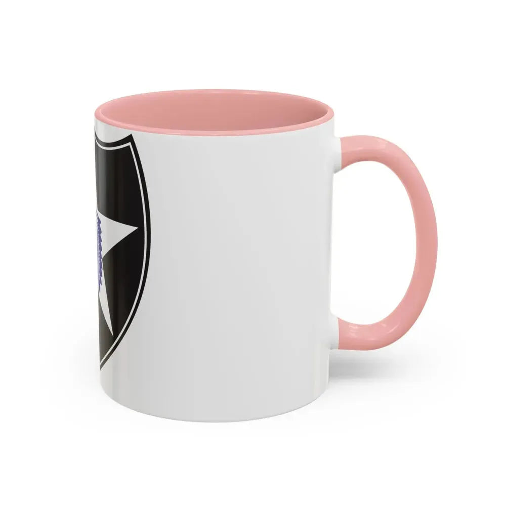 2nd Infantry Division (U.S. Army) Accent Coffee Mug - Go Mug Yourself