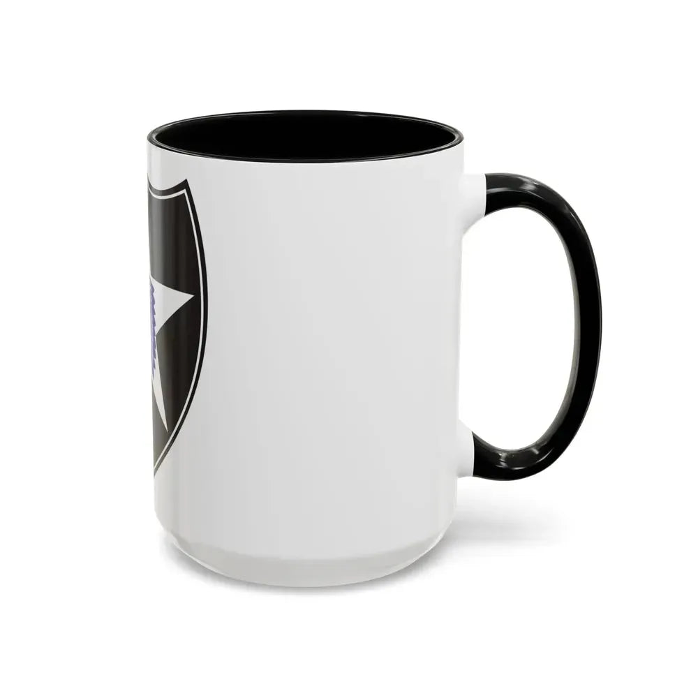 2nd Infantry Division (U.S. Army) Accent Coffee Mug - Go Mug Yourself