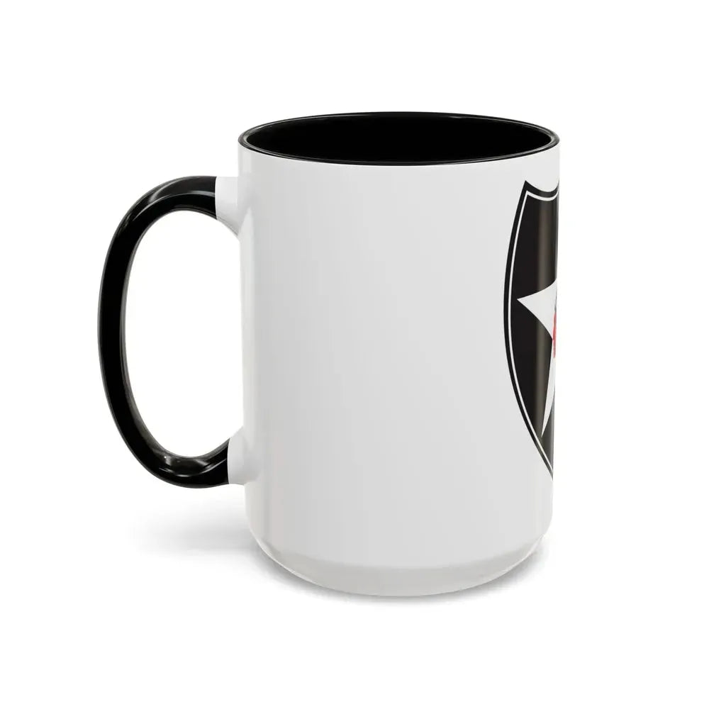 2nd Infantry Division (U.S. Army) Accent Coffee Mug - Go Mug Yourself