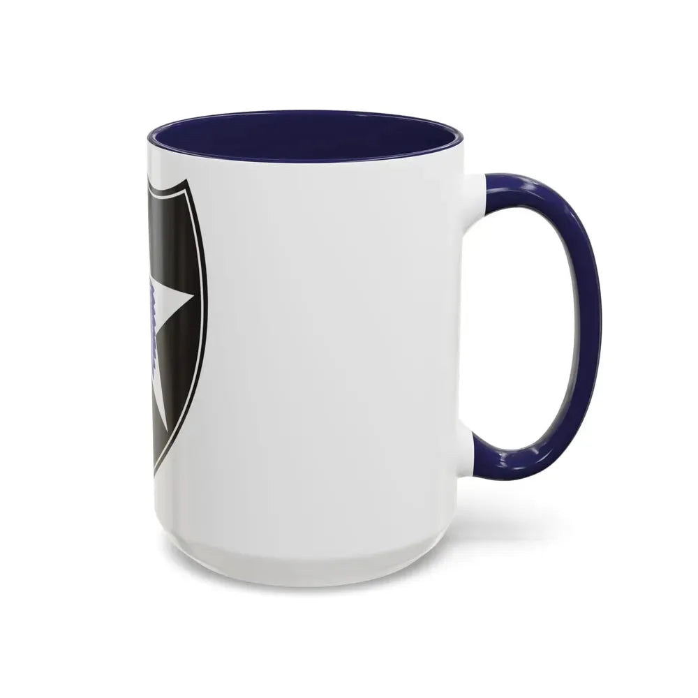 2nd Infantry Division (U.S. Army) Accent Coffee Mug - Go Mug Yourself