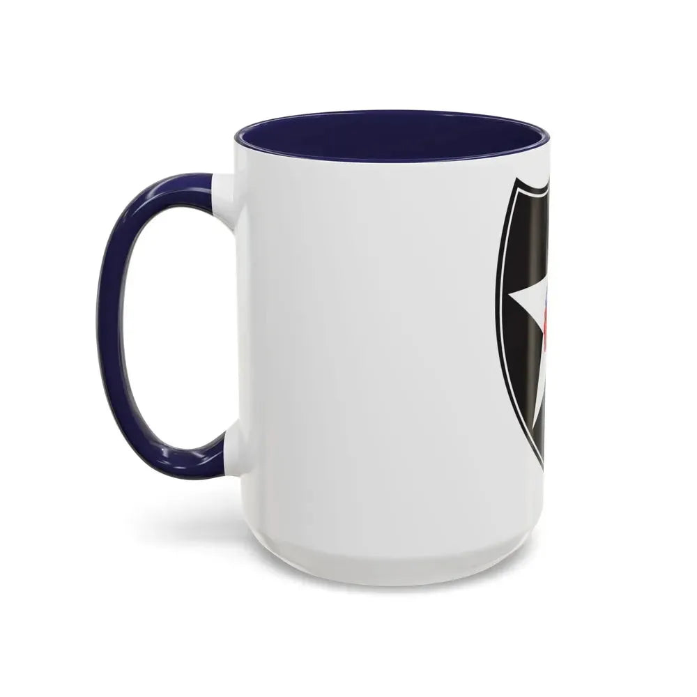 2nd Infantry Division (U.S. Army) Accent Coffee Mug - Go Mug Yourself