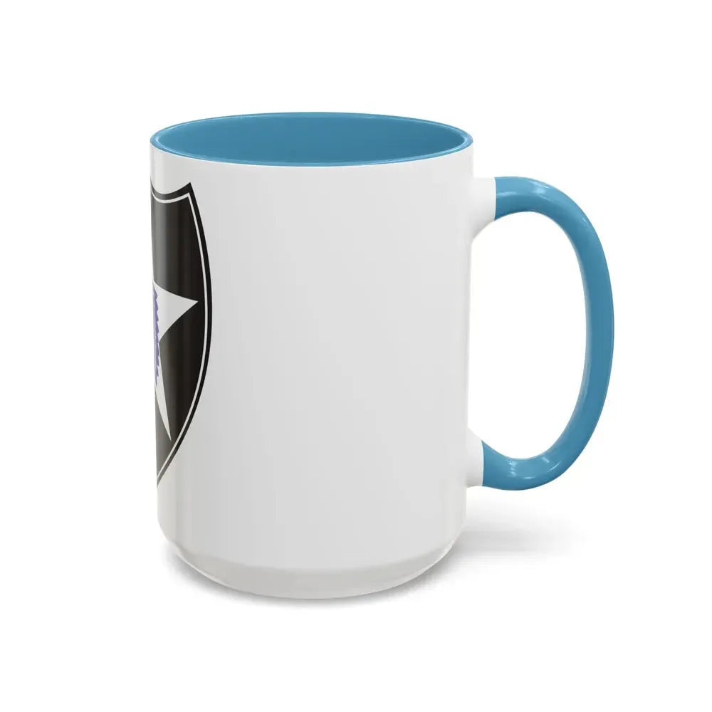 2nd Infantry Division (U.S. Army) Accent Coffee Mug - Go Mug Yourself