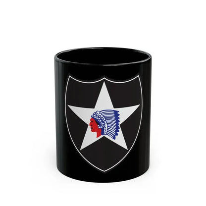 2nd Infantry Division (U.S. Army) Black Coffee Mug 11oz - Go Mug Yourself