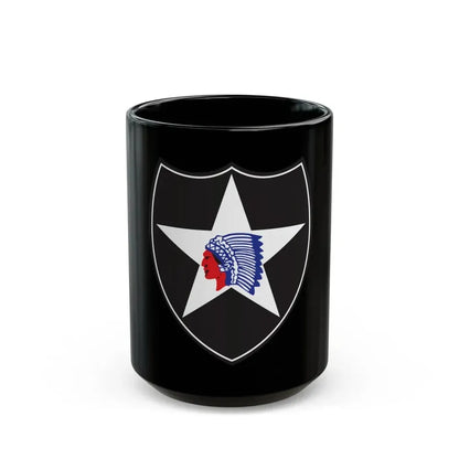 2nd Infantry Division (U.S. Army) Black Coffee Mug 15oz - Go Mug Yourself