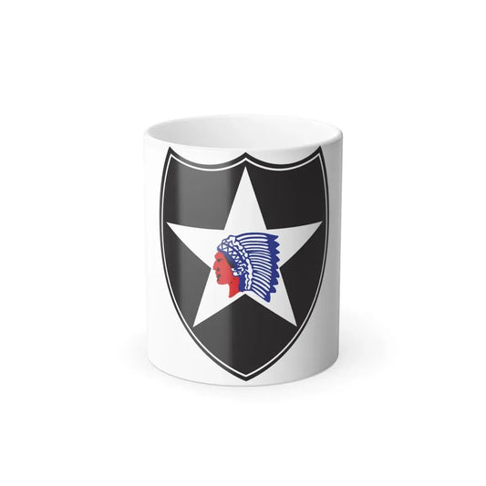 2nd Infantry Division (U.S. Army) Color Changing Coffee Mug 11oz - Go Mug Yourself