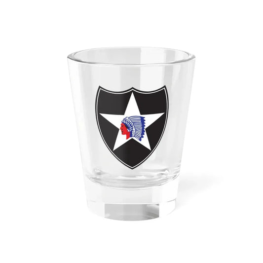 2nd Infantry Division (U.S. Army) Shot Glass 1.5oz 1.5oz - Go Mug Yourself