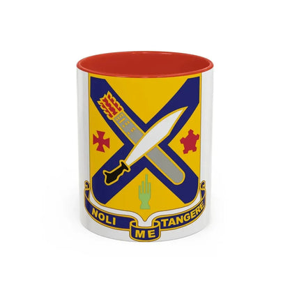 2nd Infantry Regiment (U.S. Army) Accent Coffee Mug 11oz Red - Go Mug Yourself