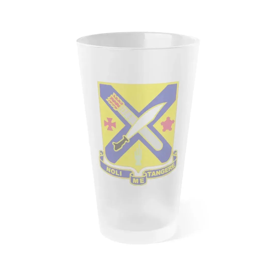 2nd Infantry Regiment (U.S. Army) Frosted Pint Glass 16oz Default Title - Go Mug Yourself