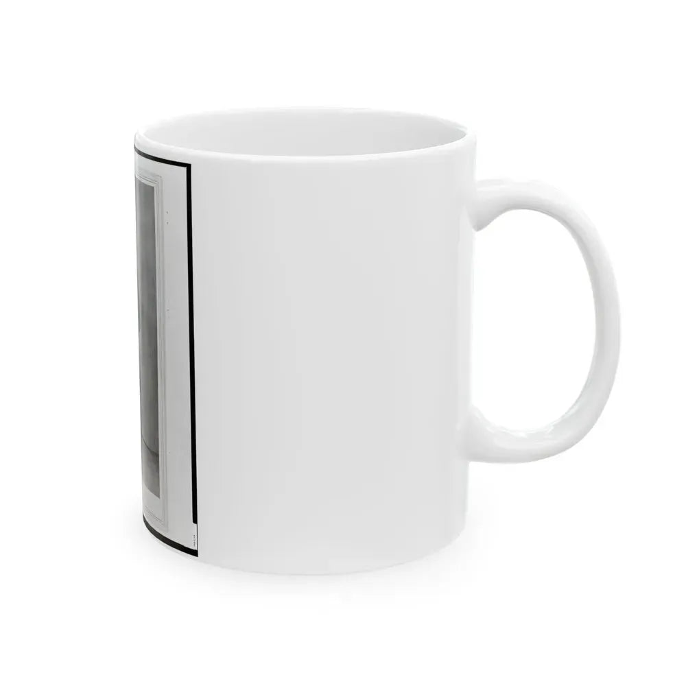 2nd Lieutenant Albert Sidney Smith, Union Officer, Full-Length Portrait, Standing, Facing Front (U.S. Civil War) White Coffee Mug - Go Mug Yourself