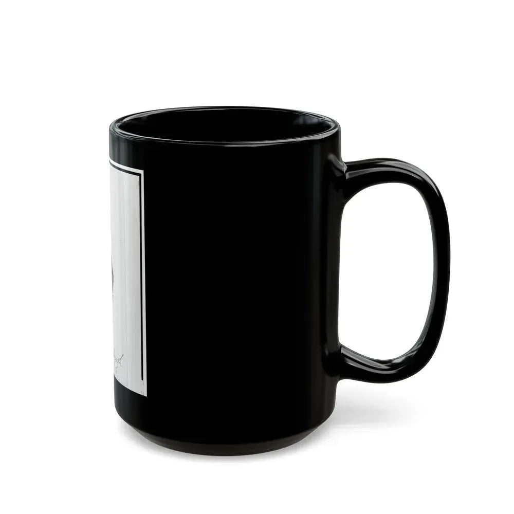 2nd Lieutenant Albert Sidney Smithschmidt, Union Officer, Head-And-Shoulders Portrait, Facing Front (U.S. Civil War) Black Coffee Mug - Go Mug Yourself