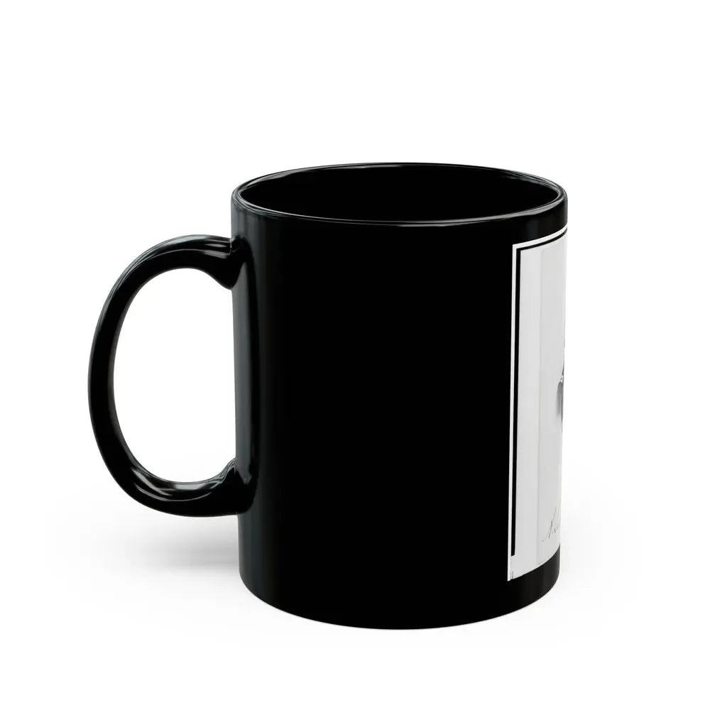 2nd Lieutenant Albert Sidney Smithschmidt, Union Officer, Head-And-Shoulders Portrait, Facing Front (U.S. Civil War) Black Coffee Mug - Go Mug Yourself