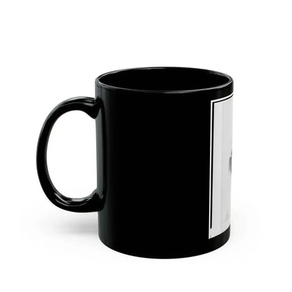2nd Lieutenant Albert Sidney Smithschmidt, Union Officer, Head-And-Shoulders Portrait, Facing Front (U.S. Civil War) Black Coffee Mug - Go Mug Yourself