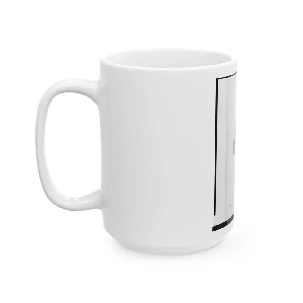 2nd Lieutenant Albert Sidney Smithschmidt, Union Officer, Head-And-Shoulders Portrait, Facing Front (U.S. Civil War) White Coffee Mug - Go Mug Yourself