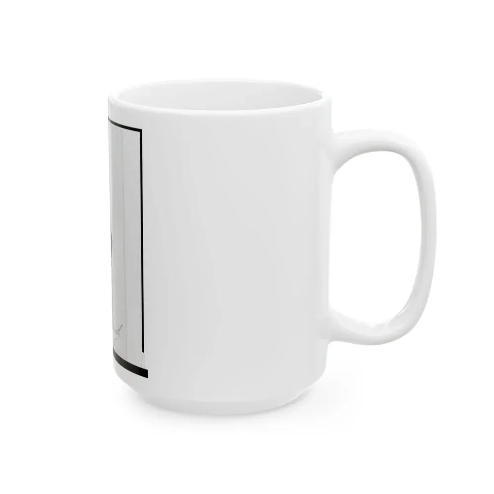 2nd Lieutenant Albert Sidney Smithschmidt, Union Officer, Head-And-Shoulders Portrait, Facing Front (U.S. Civil War) White Coffee Mug - Go Mug Yourself