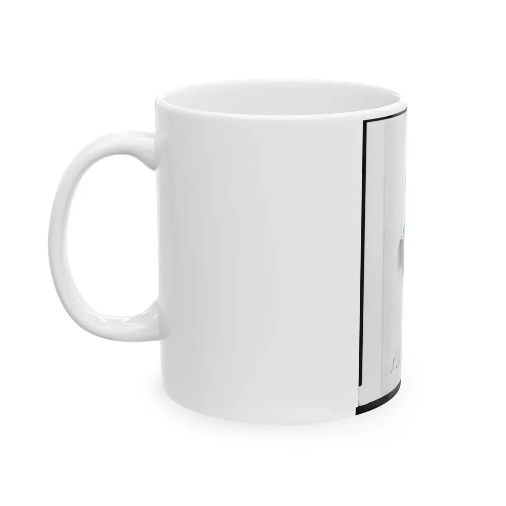 2nd Lieutenant Albert Sidney Smithschmidt, Union Officer, Head-And-Shoulders Portrait, Facing Front (U.S. Civil War) White Coffee Mug - Go Mug Yourself